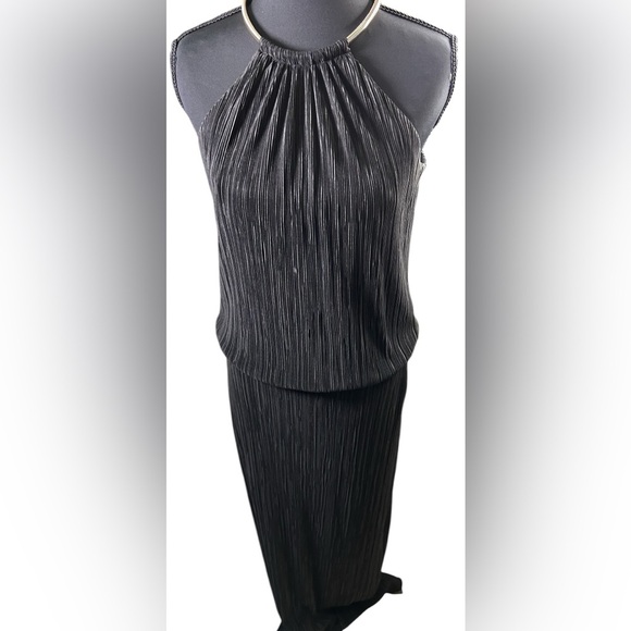 Laundry‎ by Shelli Segal Ring Neck Blouson bodice black formal dress Size 4 - Picture 5 of 10